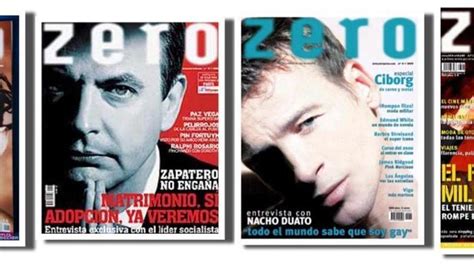 revista zero gay|Zero; la revista que sacó del armario a un país